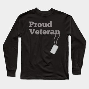 Proud veteran Long Sleeve T-Shirt